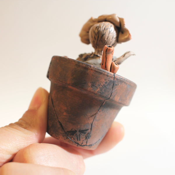 Potted Chibi Cordyceps [Simple]